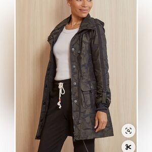 Blanc Noir Camo Anorak Jacket